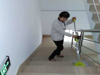 清洁楼梯
